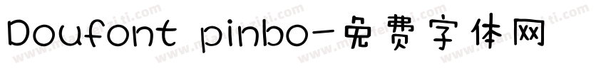 Doufont pinbo字体转换